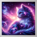 Suche nach mystische katze poster Nachthimmel