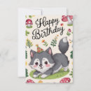 Recherche de wolfs vœux cartes Mignon
