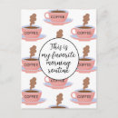 Recherche de café de matin cartes postales Pour tous