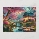 Recherche de peintures printemps cartes postales Fleurs de cerisiers