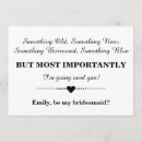 Suche nach willst du meine brautjungfer sein einladungen Chic