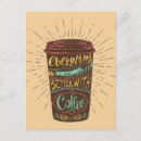 Recherche de citation café cartes postales J'aime le café