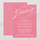 Recherche de blush graduation invitations Rayures