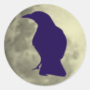 Recherche de corbeau noir autocollants Halloween