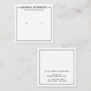 Suche nach ohren visitenkarten Schmuck
