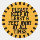 Suche nach meter aufkleber Soziale distanzierung