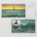 Suche nach segelboote visitenkarten Sonnenuntergang