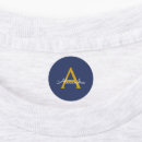 Recherche de bureau étiquettes Monogramme