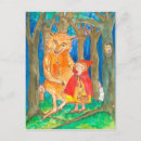 Recherche de petit loup cartes postales Petite circonscription rouge