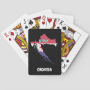 Recherche de drapeau croate jeux de cartes Hrvatska