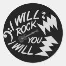 Recherche de musique rock autocollants Rocher