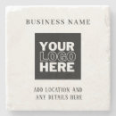 Recherche de entreprise logo dessous de verres Noir et blanc