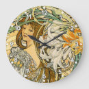Recherche de alphonse mucha horloges Nouveau