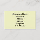 Recherche de serrurier cartes visite Métiers spécialisés