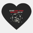 Suche nach verrückte frau aufkleber Katze