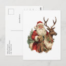 Recherche de noël classique cartes postales Rétro