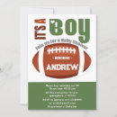 Recherche de touchdown invitations Baby boy
