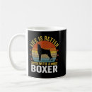 Recherche de boxeur drôle tasses Animal
