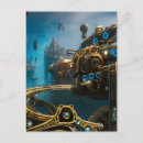 Suche nach futuristische stadt postkarten Steampunk