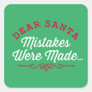 Recherche de lettre père noël autocollants Vilain