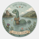 Recherche de monstre de loch ness autocollants Nessie