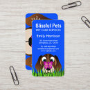 Suche nach blauer hund visitenkarten Für haustiere