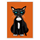 Suche nach katze mit blauen augen postkarten Schwarz