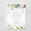 Recherche de impressions de botanique invitations Élégant