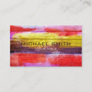 Recherche de peintures acryliques cartes visite Abstrait
