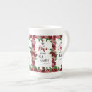 Recherche de citation de rose rouge tasses Floral