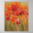 Recherche de tulipe rouge posters Vert