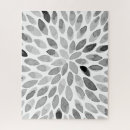 Recherche de black and white puzzles Watercolor