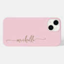 Recherche de rose brillant iphone coques Monogramme