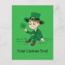 Suche nach glücklicher kobold postkarten St patricks day