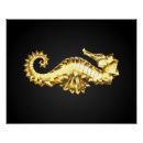 Recherche de hippocampes posters Noir