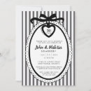 Recherche de charme vintage invitations Rayures