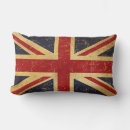 Recherche de drapeau grunge coussins Rétro