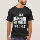Recherche de pizza hommes tshirts Genre