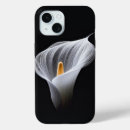 Recherche de fleur lys iphone coques Noir