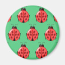Recherche de coccinelles refrigérateur magnets Insecte