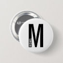Recherche de initiales personnalisées badges Moderne