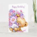 Recherche de doux anniversaire cartes Ours