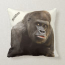 Recherche de gorille décoration coussins Zoo