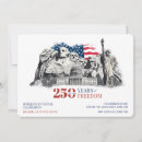 Recherche de libération invitations Rouge blanc et bleu