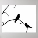 Suche nach schwarz weiß vogel poster Silhouette