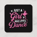 Recherche de fille de danse cartes visite Danseuse