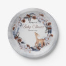 Recherche de cerf assiettes en papier Baby shower