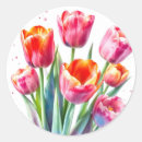 Recherche de tulipes autocollants Délicat