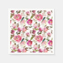 Recherche de motif floral serviettes Pivoine