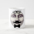 Recherche de moustache vintage tasses Noir et blanc